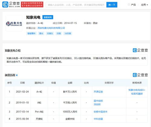 知象光電獲數(shù)千萬元A輪投資，開源證券加碼計算機軟硬件賽道